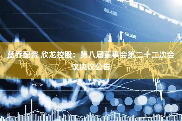 蓝乔配资 欣龙控股：第八届董事会第二十二次会议决议公告